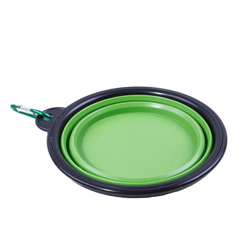 3-In-1 Dog Traction Rope And Folding Bowl Set