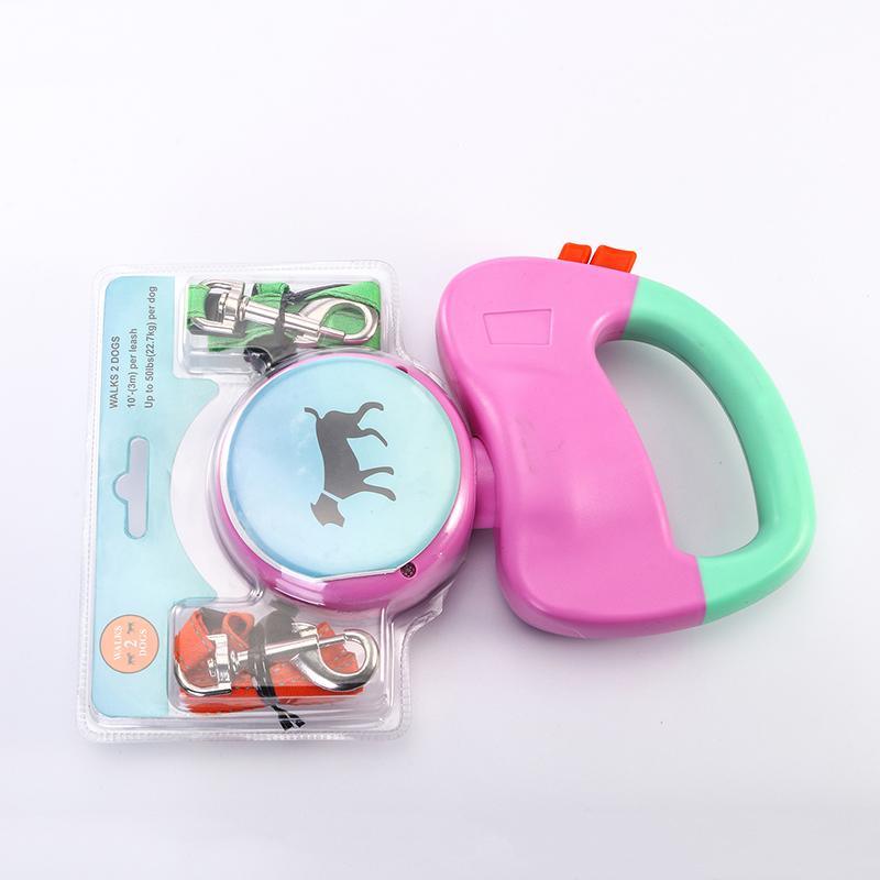 Ultimate Freedom Retractable Dual Pet Dog Walking Leash