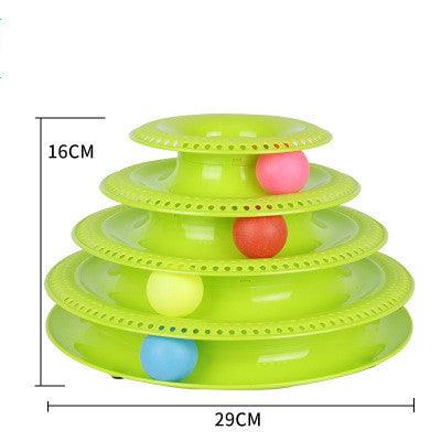 Interactive Cat Ball Tower Tracks Toy - Fun And Engaging Playtime For Your Feline Friend