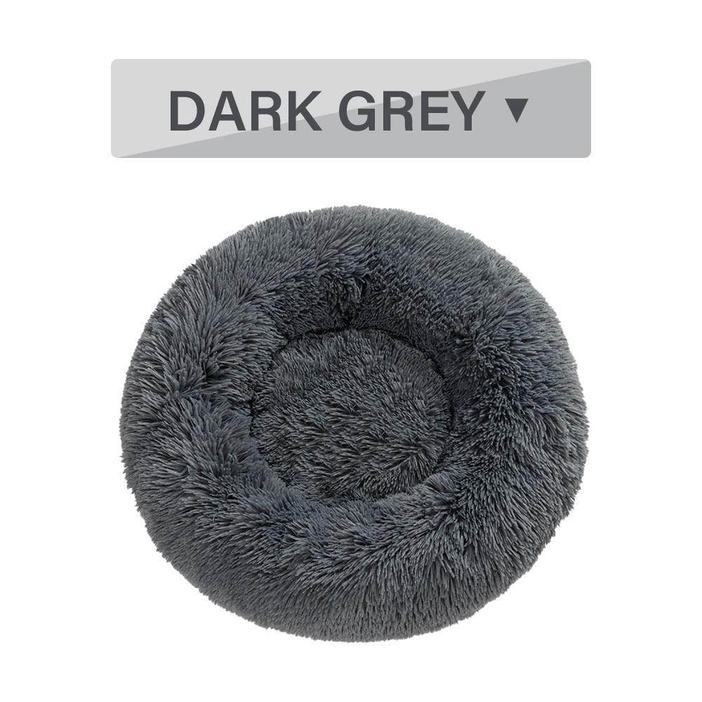The Snugglepaws Plush Donut Pet Bed: Luxuriously Cozy Haven For Dogs And Cats