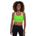 Drops of Lime Padded Sports Bra